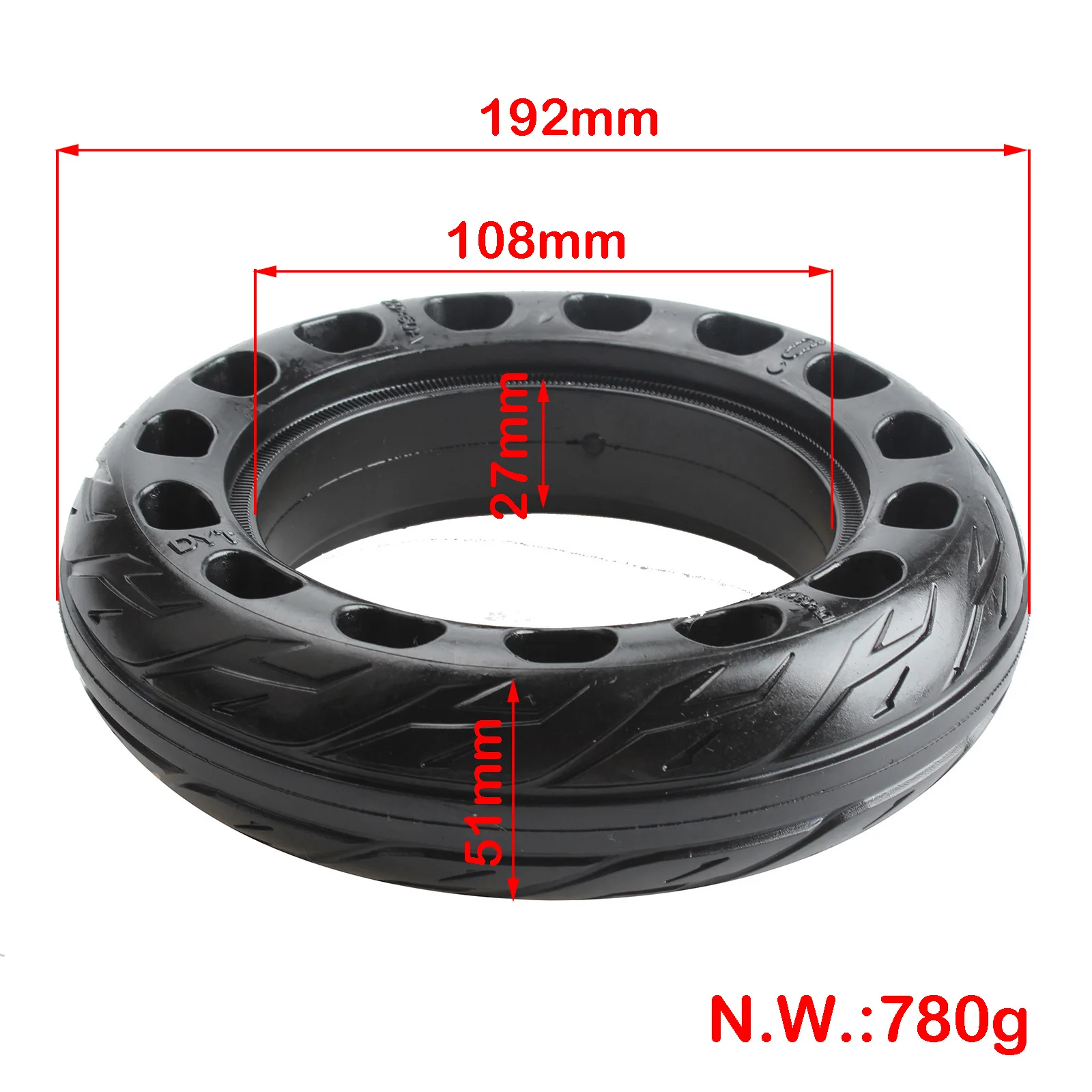 200x50 Solid Tire for Electric Scooter 8 Inch Kugoo S1 S2 S3 Non-pneumatic Tyre Explosion-proof Wheel Tyres