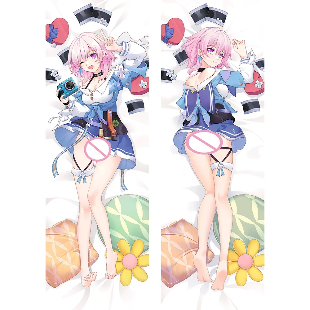 Honkai Star Rail 7 Maart Anime Fullbody Kussensloop Knuffelen Body Gooi Roze Slapen Kussensloop Decor Bed Kussenhoezen