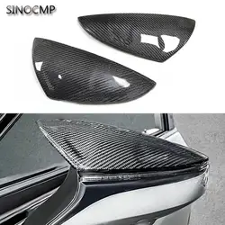 2Pcs M Style Mirror Cap Cover For 2021-2024 Lexus Is300/Is350/IS500 Carbon Fiber Mirror Cover Cap Case Trim Car Accessories
