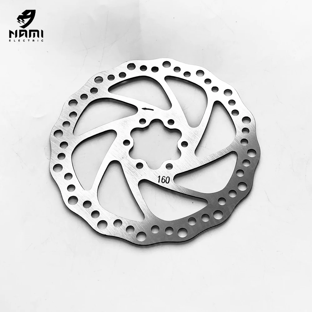 NAMI Burn E3 160mm Stainless Steel Brake Rotor Disc Ventilated Wave‑Cut Brake Disc Replacement for NAMI Burn E2 Max Electric Sco