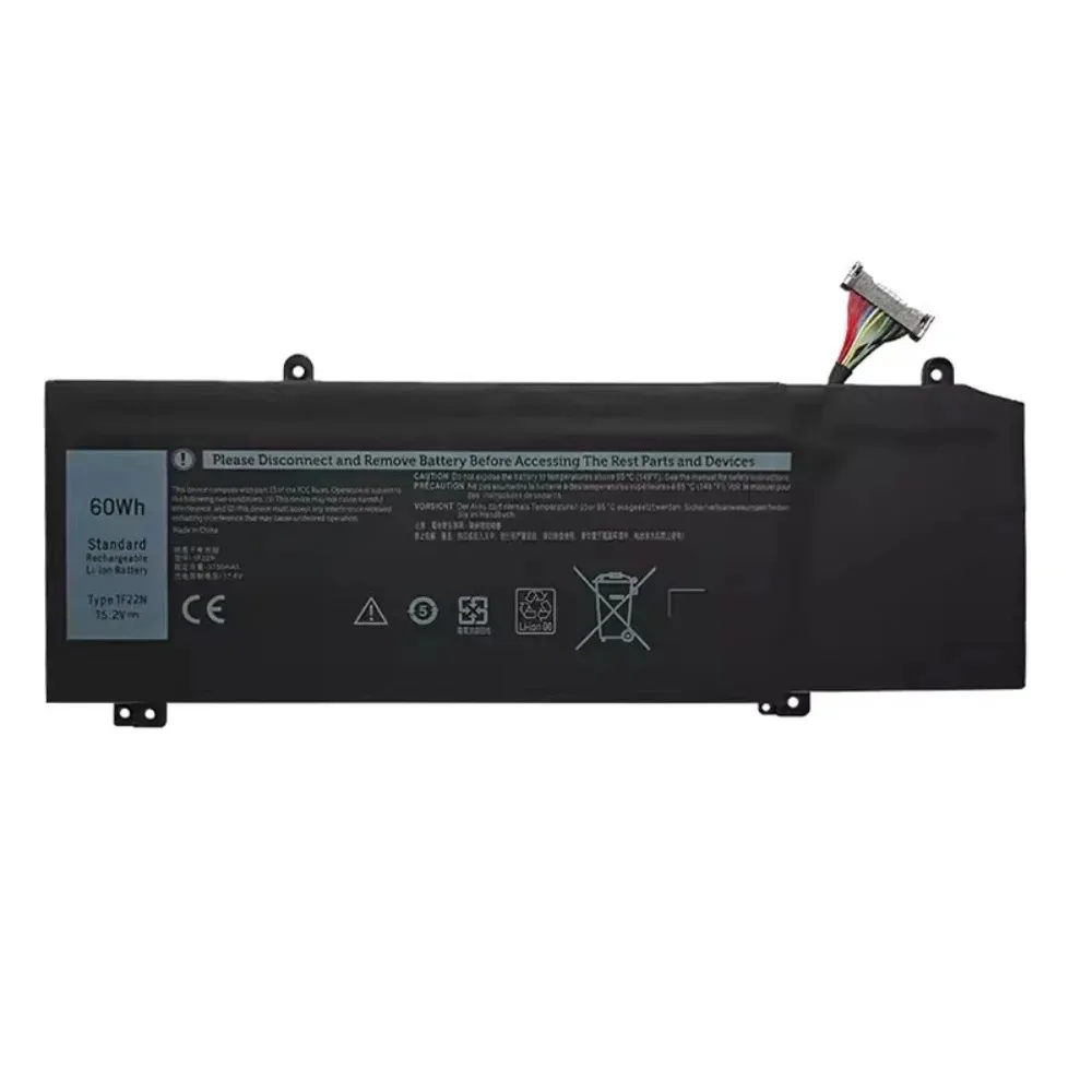 15.2V 3750mAh 60Wh 1F22N Laptop Battery For Dell Alienware M15 R1 Alienware M17 R1 G5 gg0-  G7 7590 7790 P82F  P79F  P37E