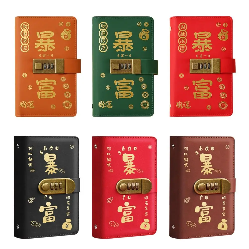 With Password Lock 100 Envelopes Money Saving Challenge Save Money Get Rich Savings Binder Portable Large Capacity