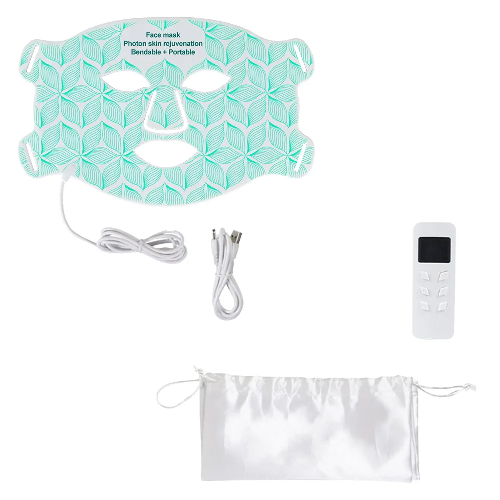 

2025 Popular Red Light Therapys Beauty Equipment Silicones Facial Face Mask Led Light Therapy Facial Mask for Skin Rejuvenation