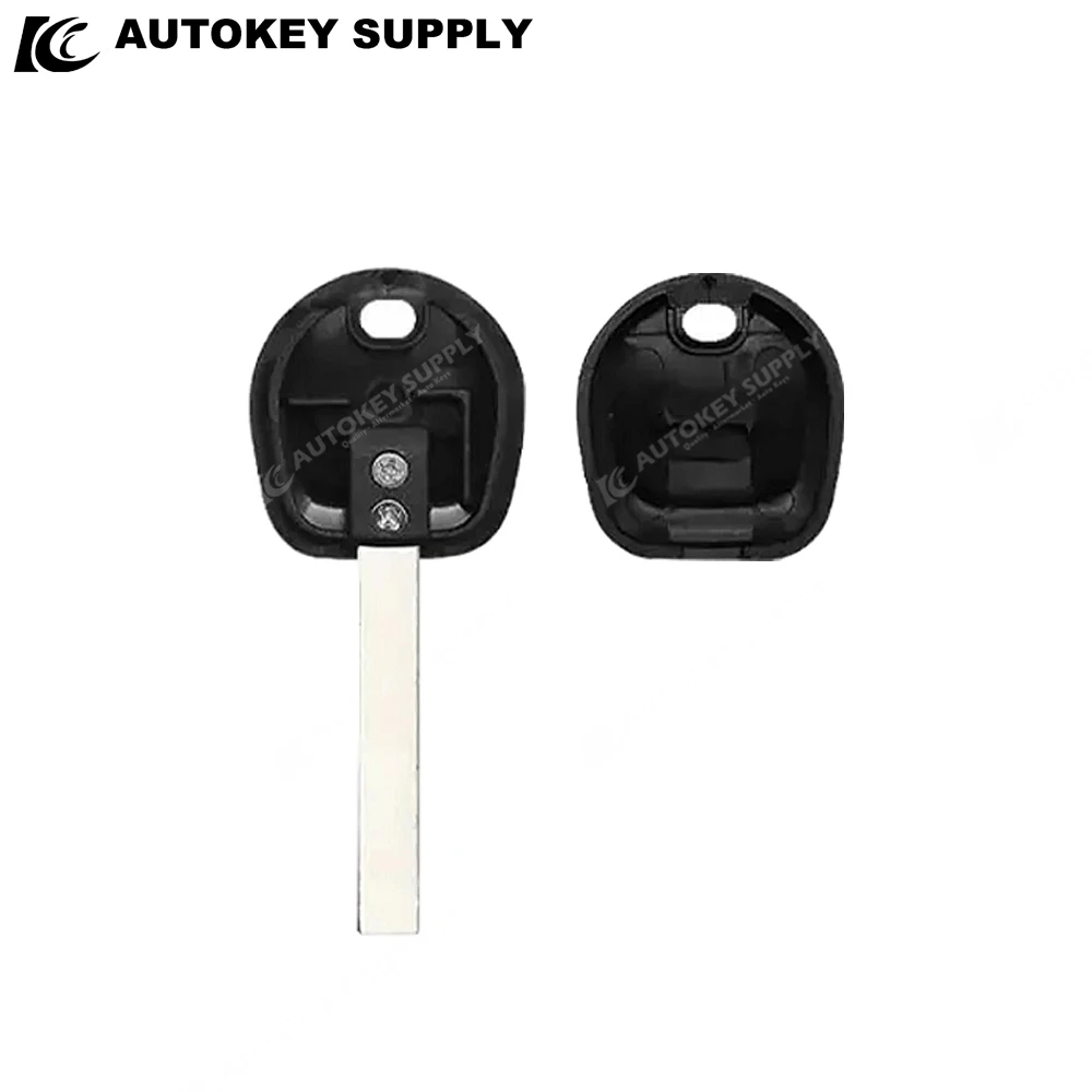 AutokeySupply For Transponder Key Hu100 Blade Shell With Logo AKGMS271