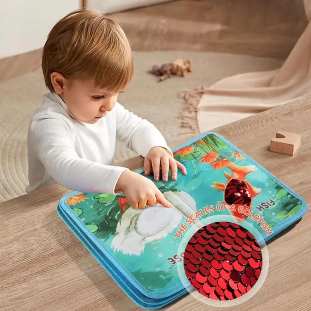 

Touch The Book Puzzle Felt Book 3D Stereoscopic Montessori Felt Cloth Book Early Enlightenment Learning
