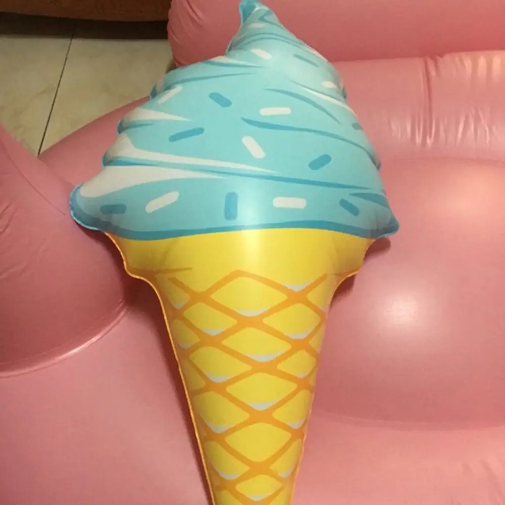 Flutuador Inflável De Sorvete, festa na piscina, espreguiçadeira de natação, adultos flutuadores