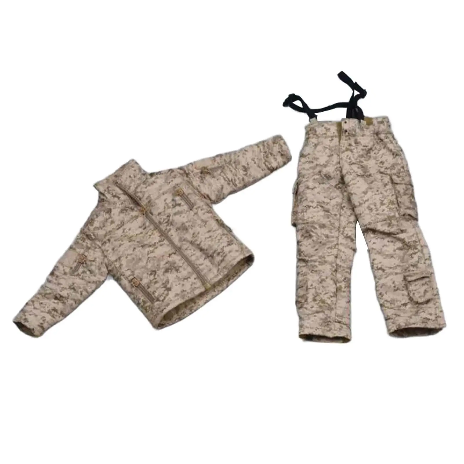 

1/6 Fireman Clothing with Trousers Jacket and Pants Dress up Set for 12in