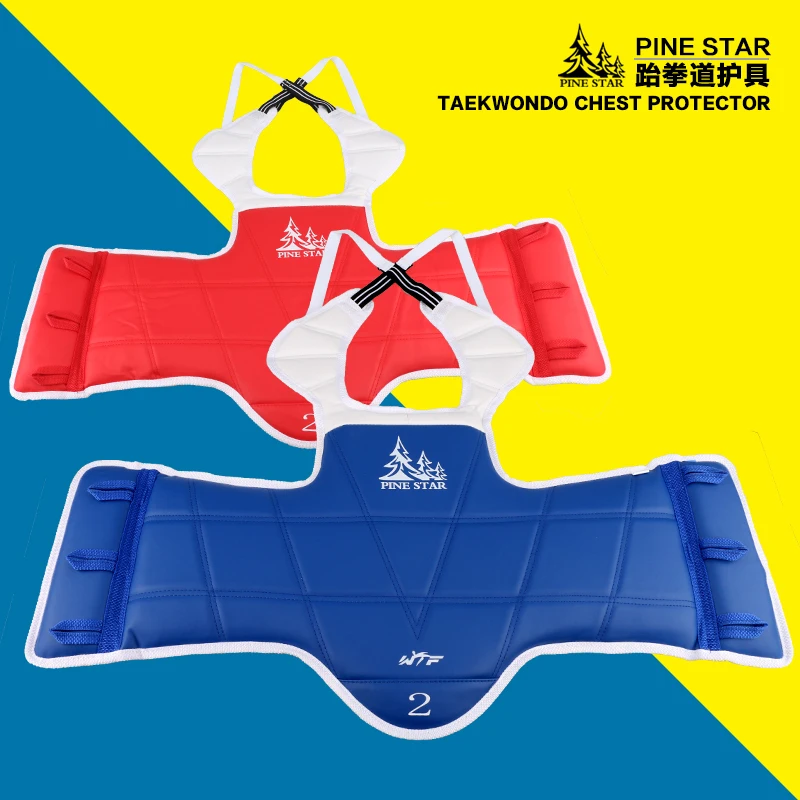 Traditional Taekwondo Chest Guard Kids Men Women Student Red Blue Karate Tae Kwon Do Protectors WTF Approved Vest Supporters TKD