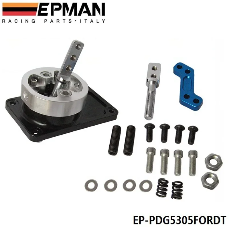 EPMAN Aluminum Racing Short Throw Shifter For 83-04 Ford Mustang T5 T-45 W/OD Black EP-PDG5305FORDT