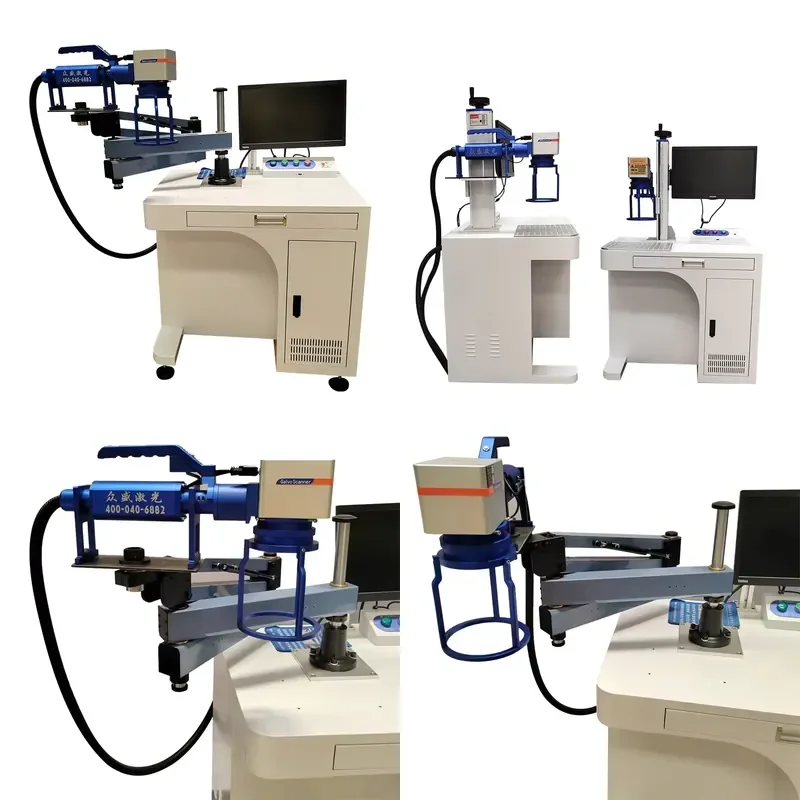 30W Handheld Laser Engraving Machine Portable Laser Marking Device for Metal Wood Plastic DIY Crafting Industrial Use