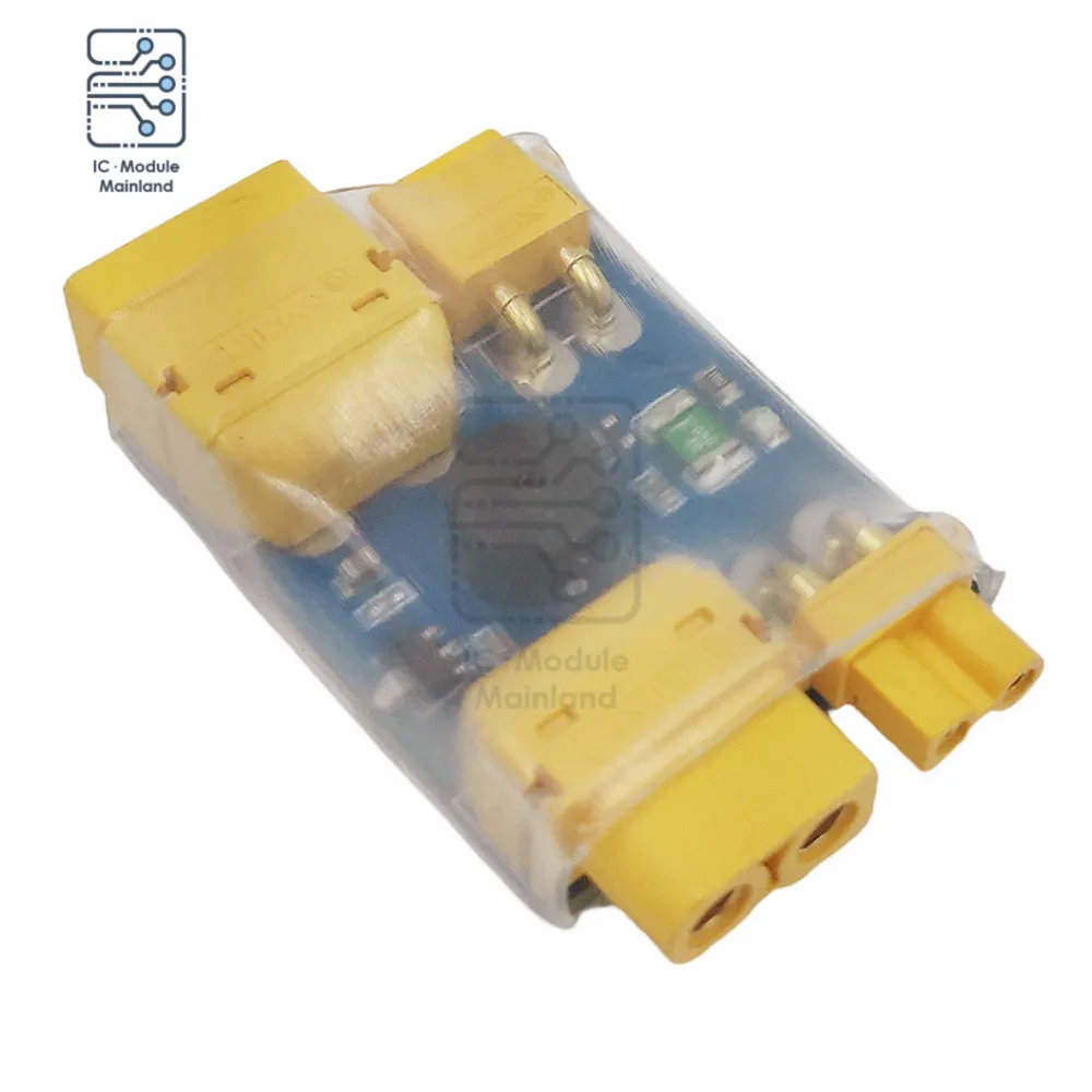 XT30 XT60 Fuse Short Circuit Protection Plug Module 2-6S with Horn Alarm Fitted and Tested for RC Quad FPV Racing Drones