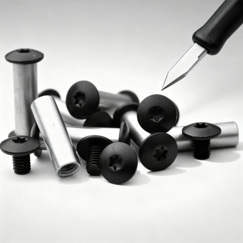 10 Sets Fold Knife AXIS Lock DIY Making Parts 416 Stainless Steel M3.5 T8 Torx Handle Spindle Screws 5MM Hole