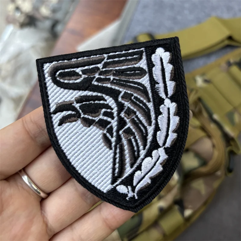 Parche moral táctico bordado con velcro para uniforme y mochila