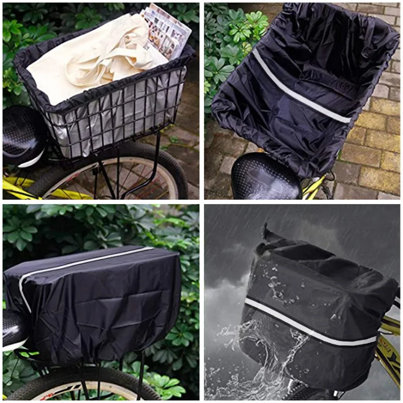 Bicycle Basket Cover Handlebar Liner Bag Bike Riding Pouch Bicycle Front Baggage Bag Rainproof Cloth Bicycle basket rain cover