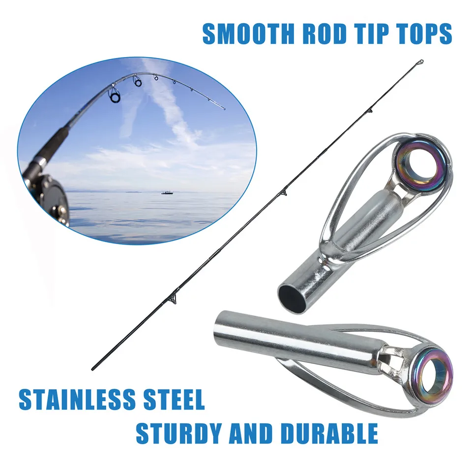 10Pcs Fishing rod guide tips repair kit 2.2mm-4.0mm Stainless steel Frame Rainbow laser Ceramic Ring Fishing Pole Rod eye tackle - AliExpress 18 10Pcs Fishing rod guide tips repair kit 2.2mm-4.0mm Stainless steel Frame Rainbow laser Ceramic Ring Fishing Pole Rod eye tackle - AliExpress 18