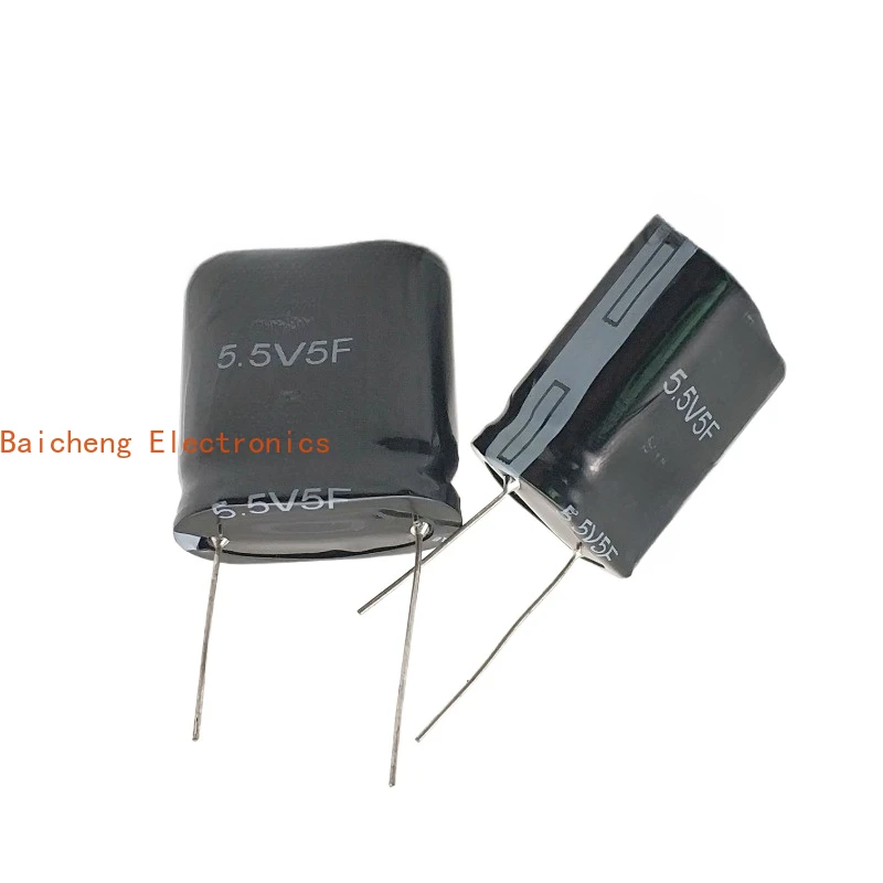 10PCS Farah capacitor 5.5V 5.0F combination type 5.5V5F 26 * 13 * 25MM 18MM pin spacing