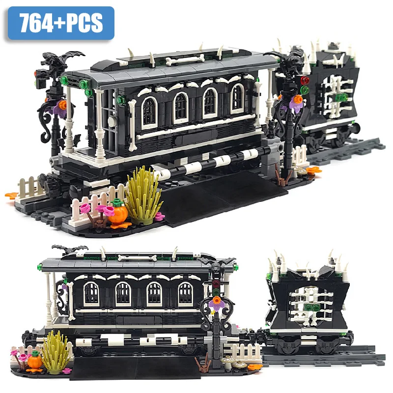 city-moc-halloween-train-carriage-track-assembly-scene-building-blocks-creative-diy-ghost-railway-train-bricks-toys-for-boy-gift