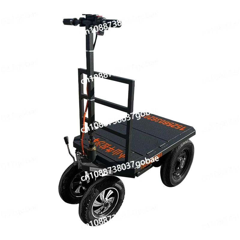 Electric Carrier Platform Trolley Electric Engineering Car Sandstone Loading Truck