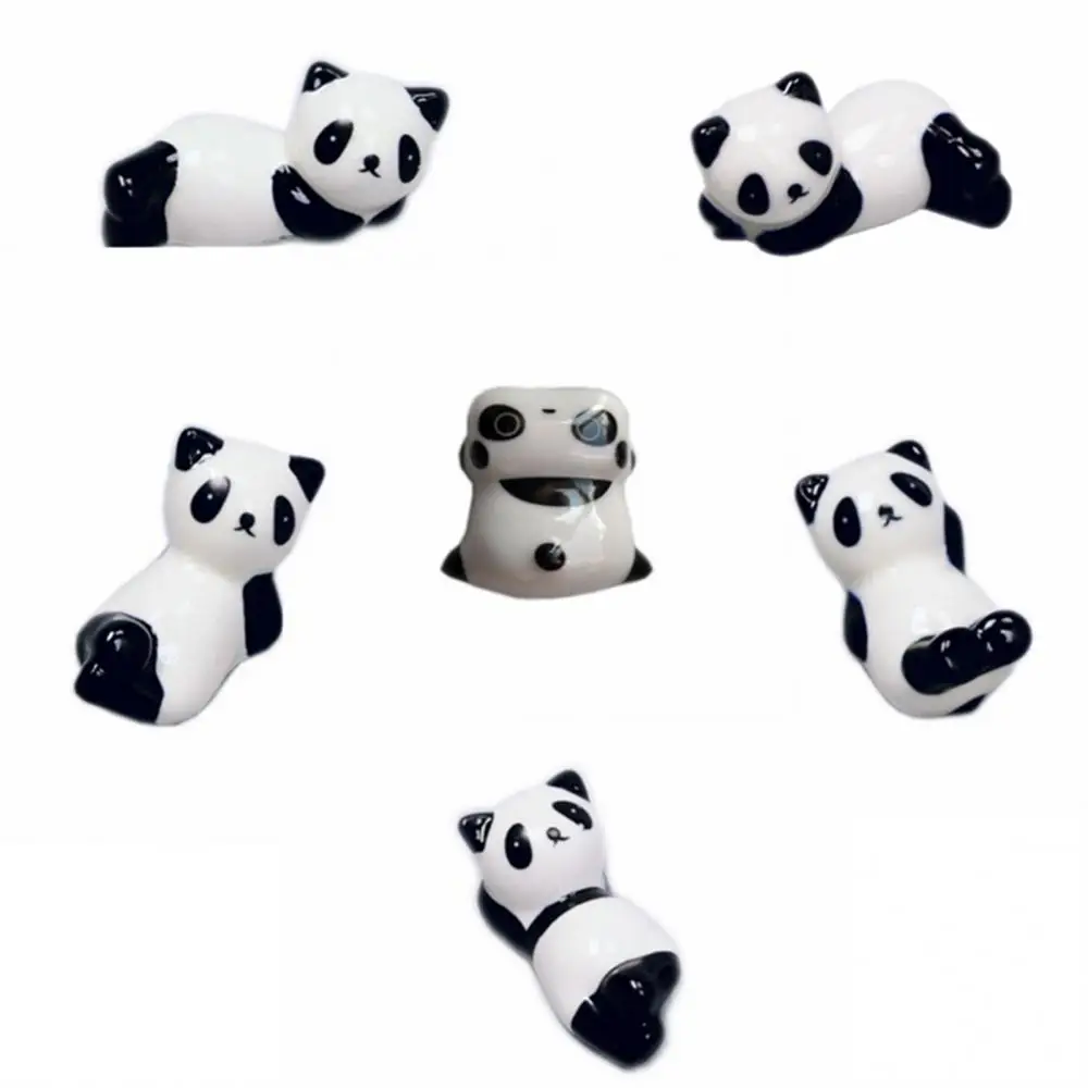 Chinese Chopstick Panda Chopstick Rest Creative Cute Ceramic Chopsticks Mat 8 Kinds Of Panda Shape Kitchen Supplies Tableware