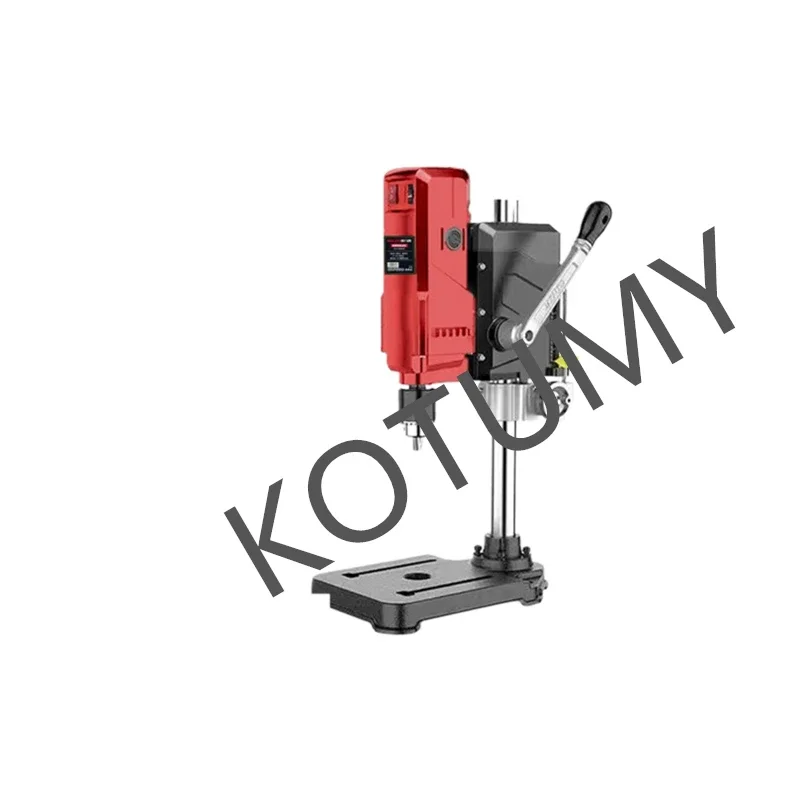 Multi-Functional Bench Drill, Drills Angle Iron, Channel Steel & Stainless Steel, Dual Scale Ruler for Accurate Positioning