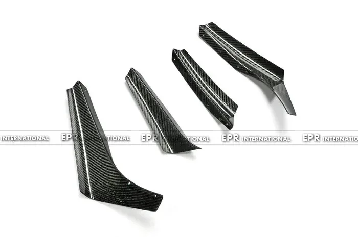 Car Styling For BMW 1995-1999 E36 M3 Carbon Fiber Front Bumper Canard 4pcs