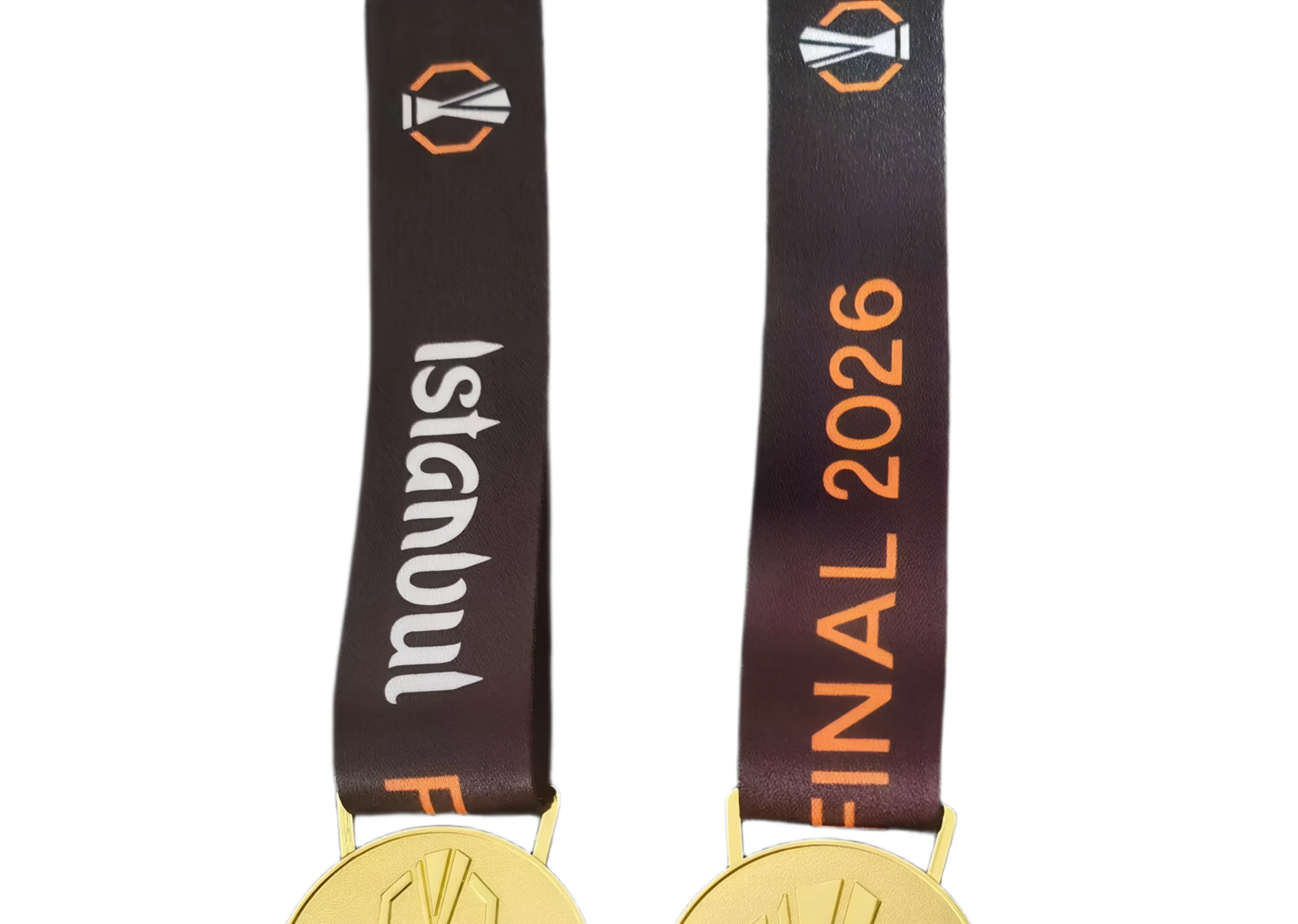 2026 médaille vainqueur super coupe d’Europe league istanbul  Champions medal   Metal Medal with ribbon football  Fan Souvenirs