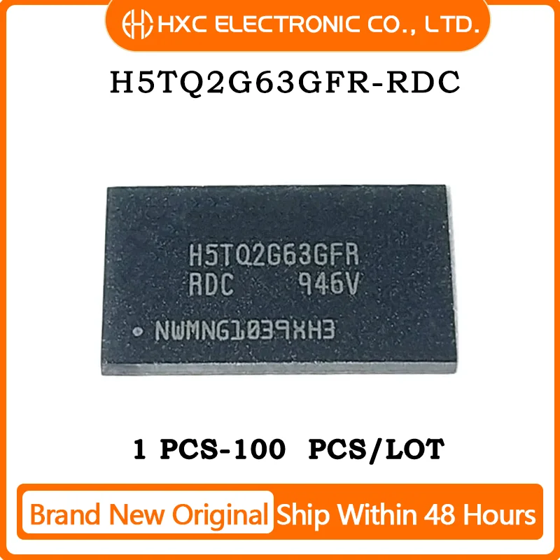 

Free Shipping 1PCS/10PCS/50PCS/100PCS H5TQ2G63GFR-RDC H5TQ2G63GFR BGA96 DDR3 256MB Brand New Original CHIP