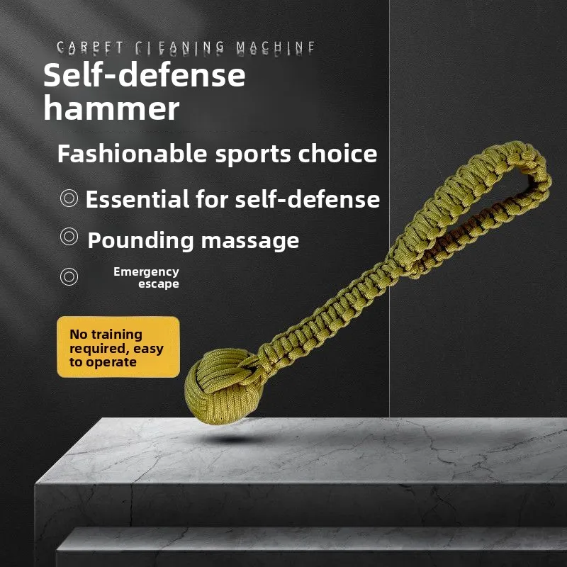 Hand Hammer Vehicle-mounted for Self-defense Campus Anti-bullying Outdoor Activities Pass Security Checks Night Running
