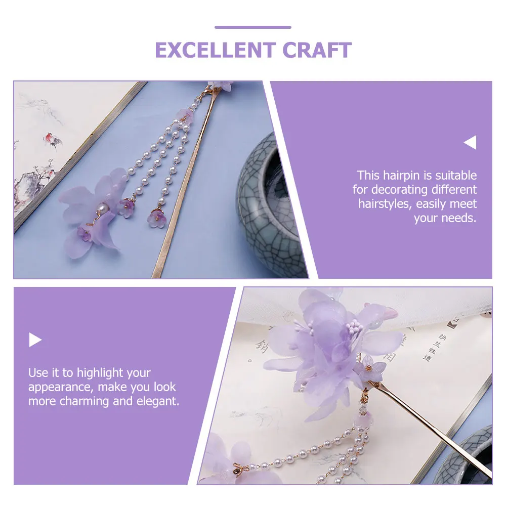 

Vintage Hairpin Dangle Sticks Retro Accessories Hair Bun Pin Long Hair Sticks Women Hairstyles Without Damage Charm