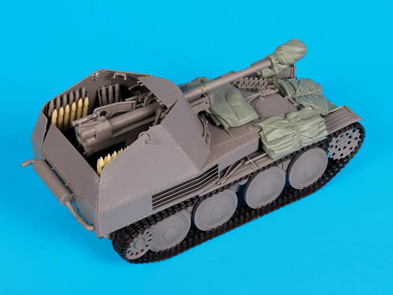 1:35 Die-casting Resin Model Parts Gray Model Handmade Brand New Static Display Unpainted (vehicle Not Included)