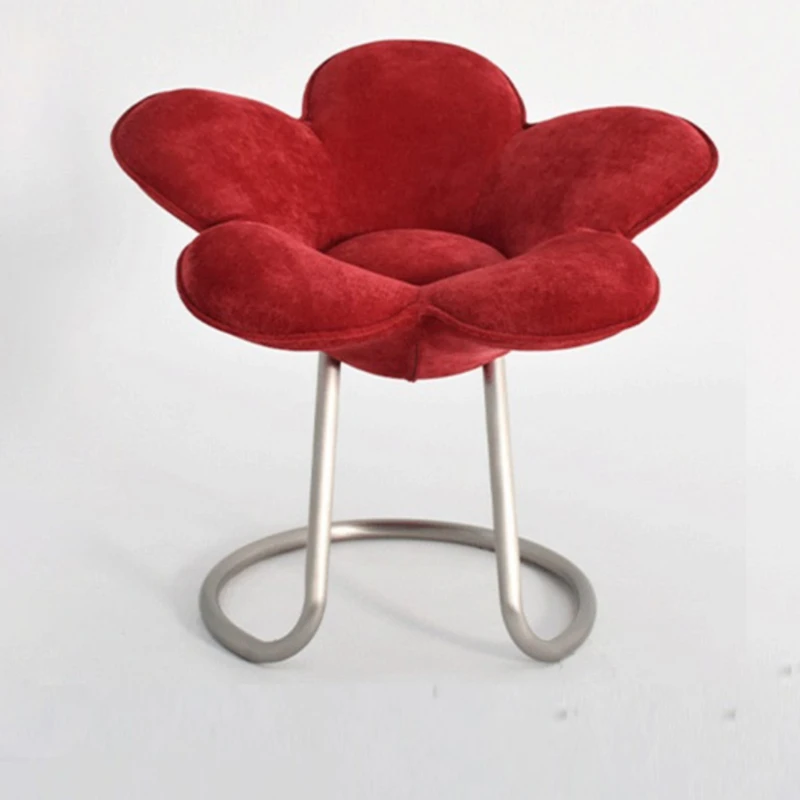 

Single chair Modern simple dining chair High bar chair Sun flower petal