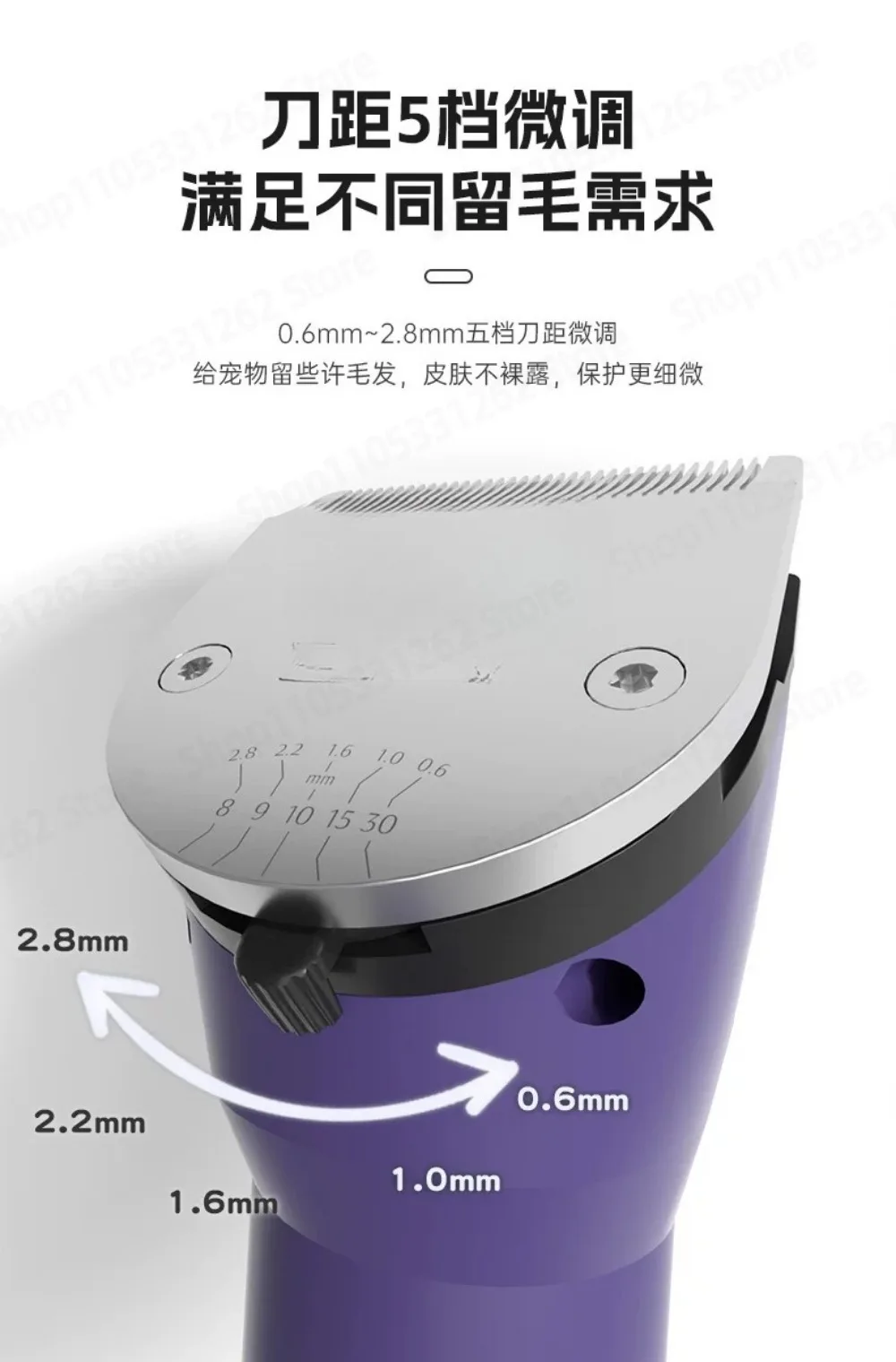 680 Pet Hair Clipper Cat Dog Full Body Electric Grooming Trimmer Professional Pet Shop Grooming Tool Kit