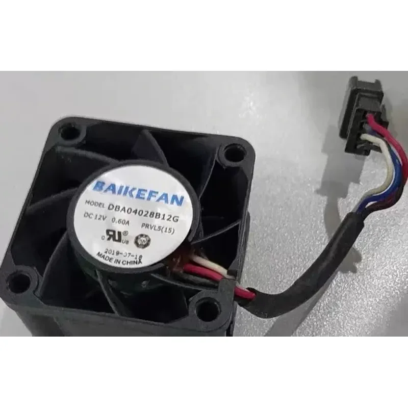 for DBA04028B12G DC12V 0.60A 4CM 4028 4 Wire Large Air Volume Variable Frequency Cooling Fan