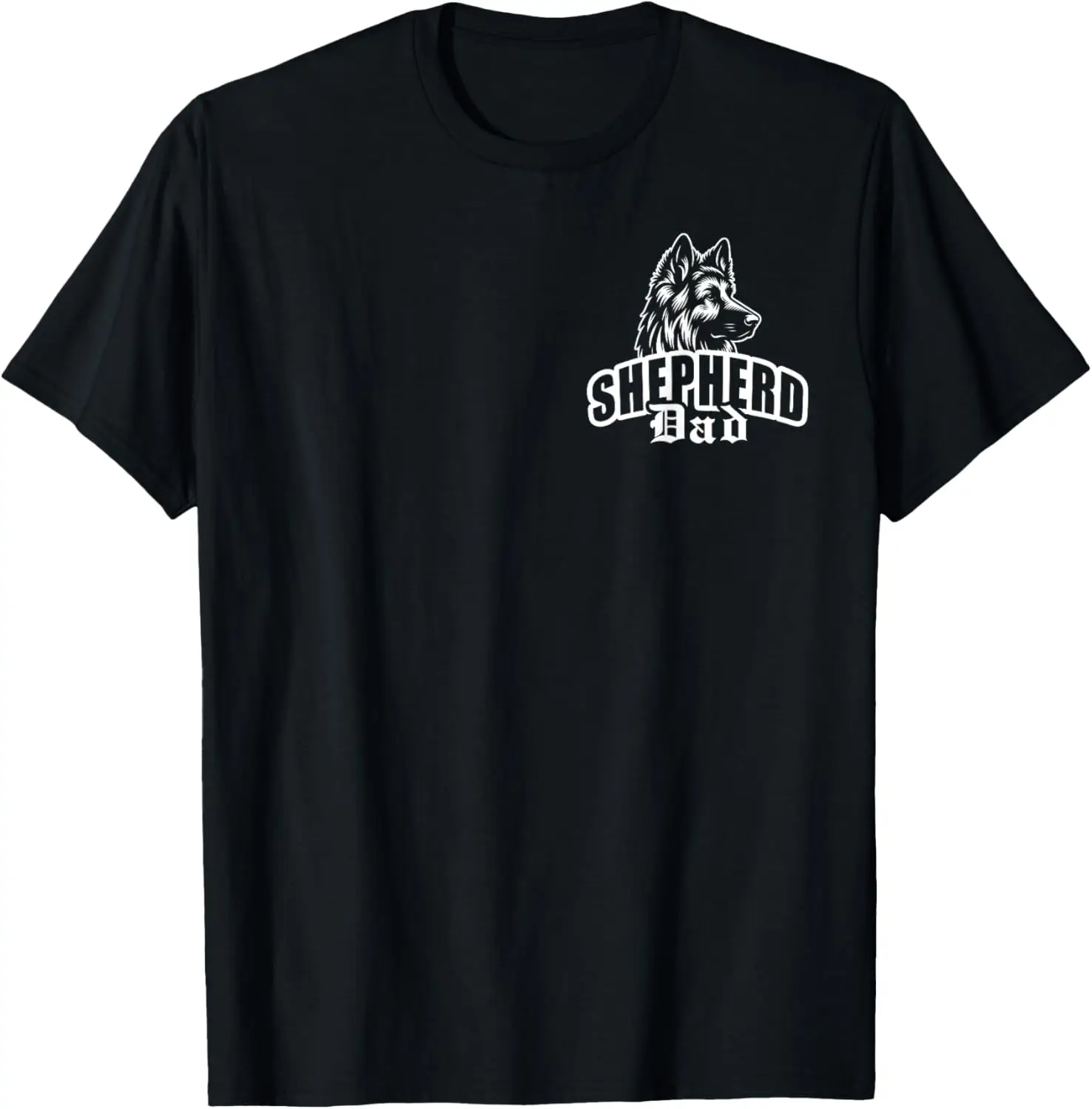 camiseta-pastor-pai-com-cabeca-de-pastor-fofa-no-peito