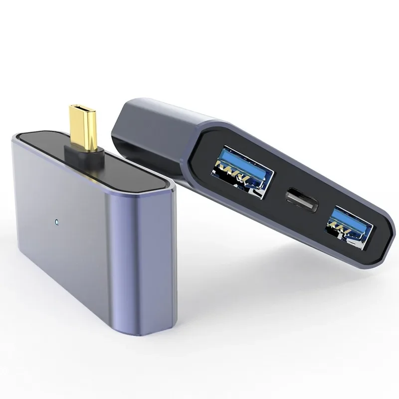 Type C Hub met PD-opladen, USB 3.0-poorten en kaartlezer - USB C Docking Station OTG-adapter voor MacBook/Tablet/PC