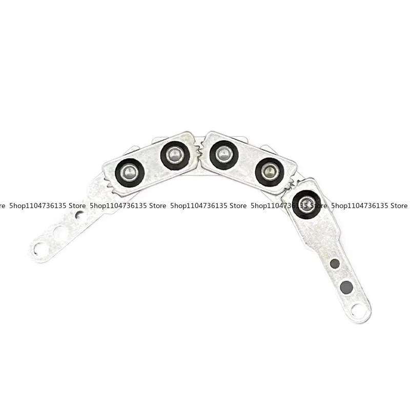 2pcs Sofa Hinge, Five-section Curved One-way Folding Bed with Headrest Hardware Tooth Hinge, Seat Armrest Back Adjuster