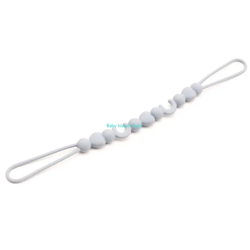 K92D لهاية سيليكون كليب للطفل الفتيان والفتيات مصاصة حامل BPAFree لينة مرنة مهديء سلاسل حامل كليب دائم #4