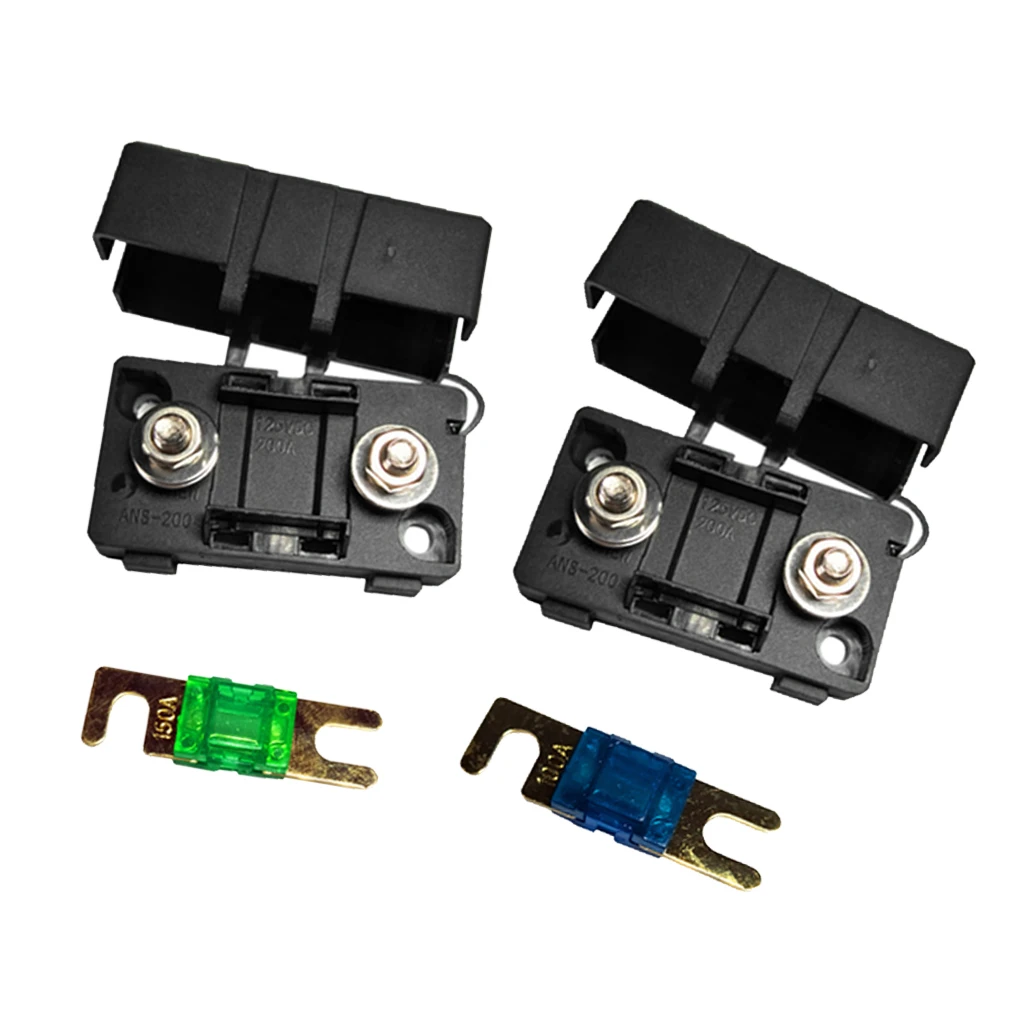 Fork Fuse Holder Fire Retardant Plastic Car Mini Fuse Box Block Cover for Passenger Car and Electric Vehicle Installations