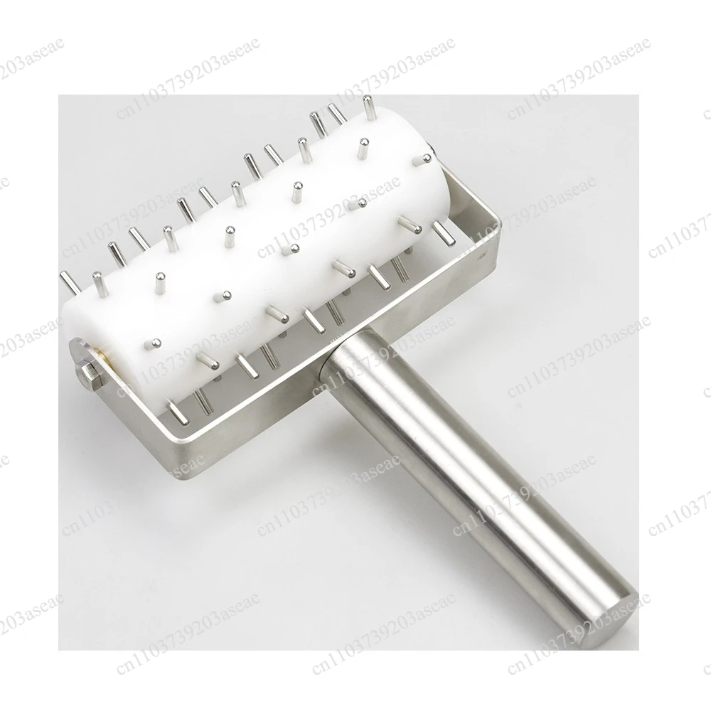 Stainless steel pizza hole punch, dough hole punch, bread needle roller