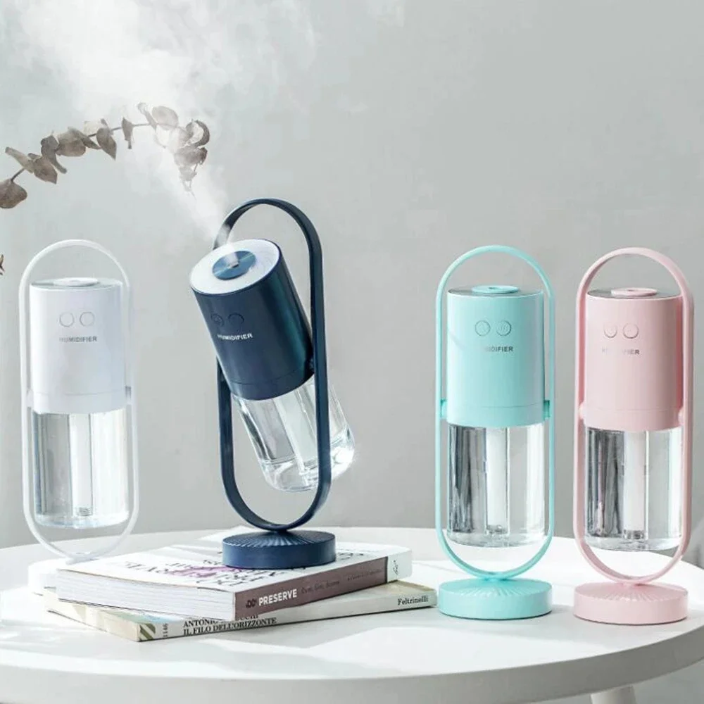 Humidificador de aire Xiaomi, atomizador de luz nocturna con carga USB, humidificador de 200ml