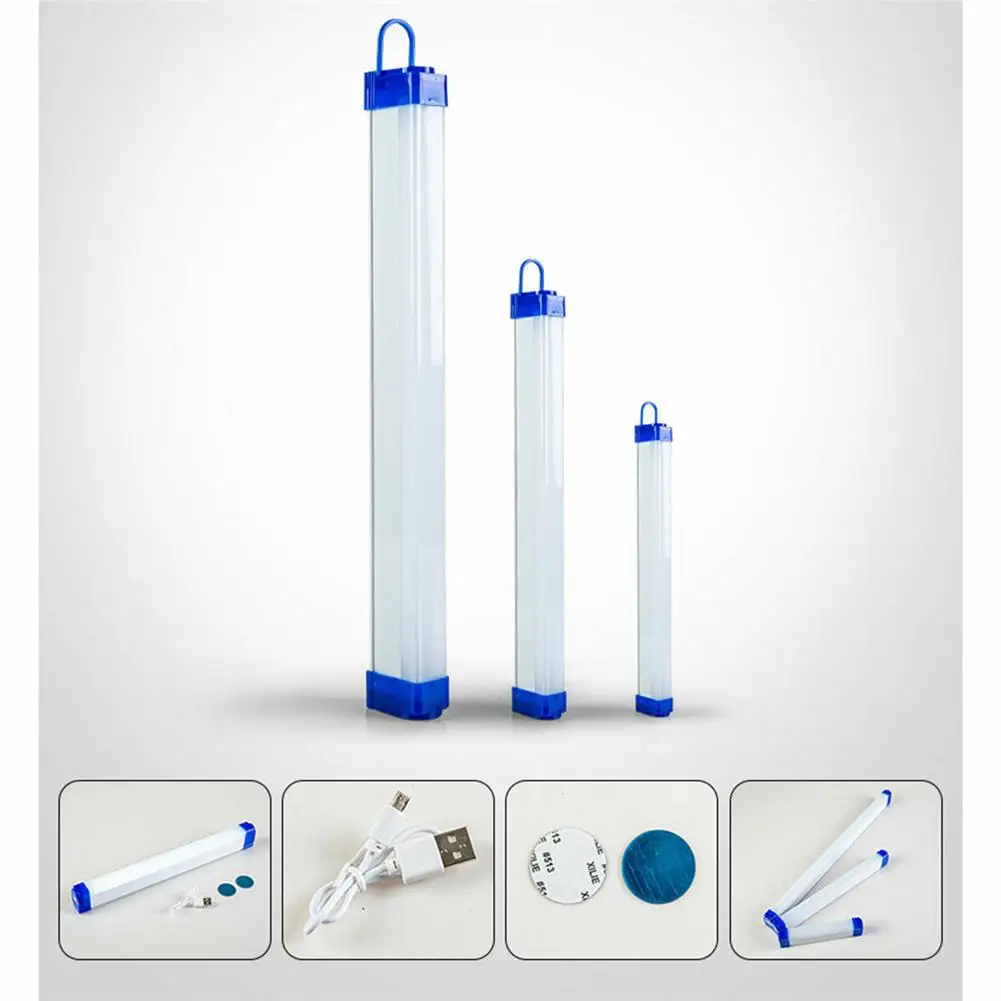 17cm-52cm LED Tube Long Strip Emergency Cyclically Charge Soft Light, Waterproof, Insect-proof High-temperature Resistance