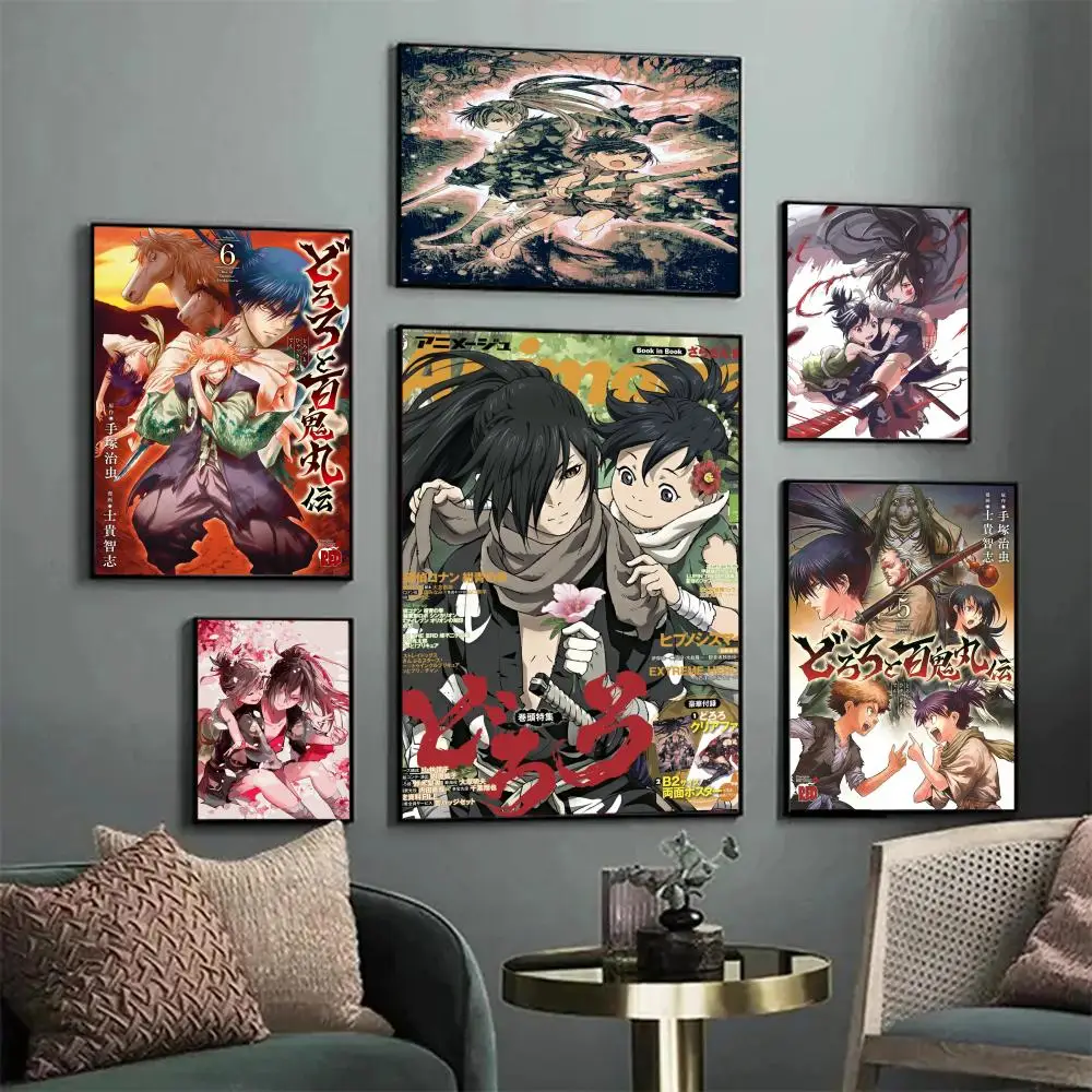 Anime Dororo Poster klassische Vintage Poster HD Qualität Wand kunst Retro Poster für Home Room Wand