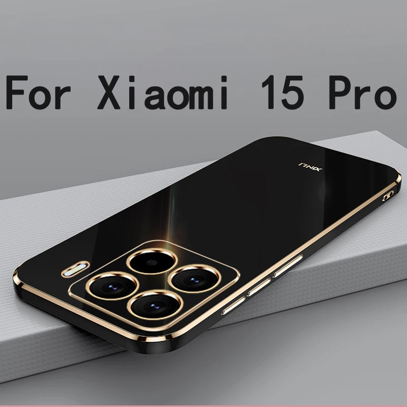 For Xiaomi 15 Pro Case Cover High Quality Soft TPU Anti-fingerprint Camera Protection Case Cover For Xiaomi mi 15 Pro