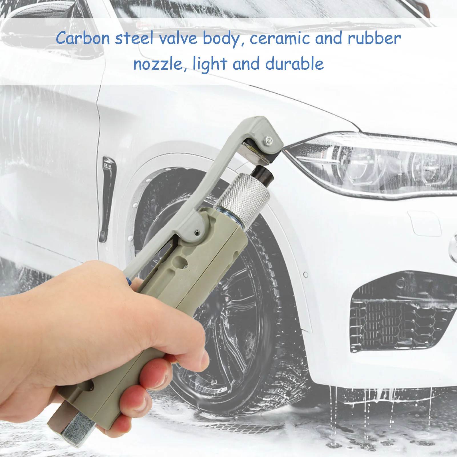 Sand Blaster Nozzle With 3 Ceramic Tips For Remove Abrasive Stain Rust Grime Car Repeir Tool