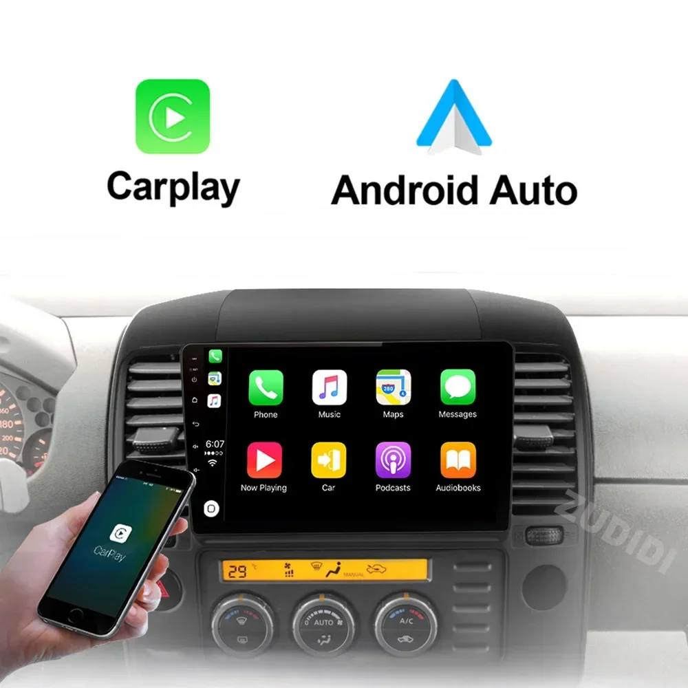 Android 13 CarPlay 2 din Car Radio Multimedia Player For NISSAN NAVARA 2006 2007 2008 2009-2012 Android Auto GPS 2din autoradio