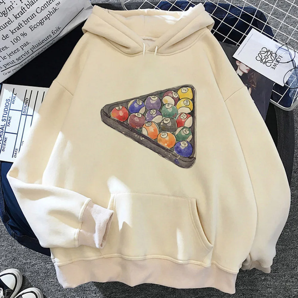 

Pool Billiards hoodie Y2K patterned elegant harajuku streetwear soft fabric teen pullover manga designer printed design harajuku