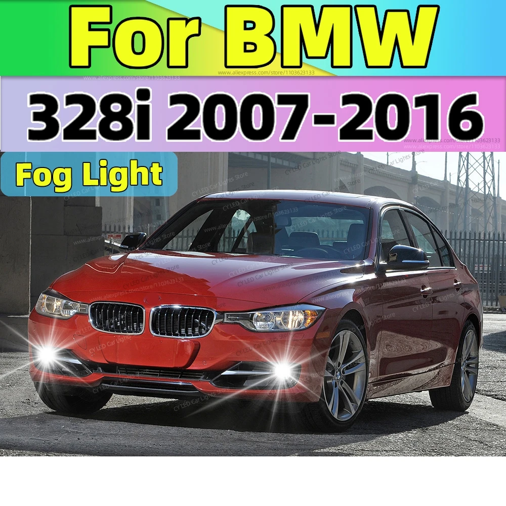 

LED Car Fog Light Front Bulb Fog Lamp 20000LM Ultra Bright For BMW 328i 2007-2016 2008 2009 2010 2011 2012 2013