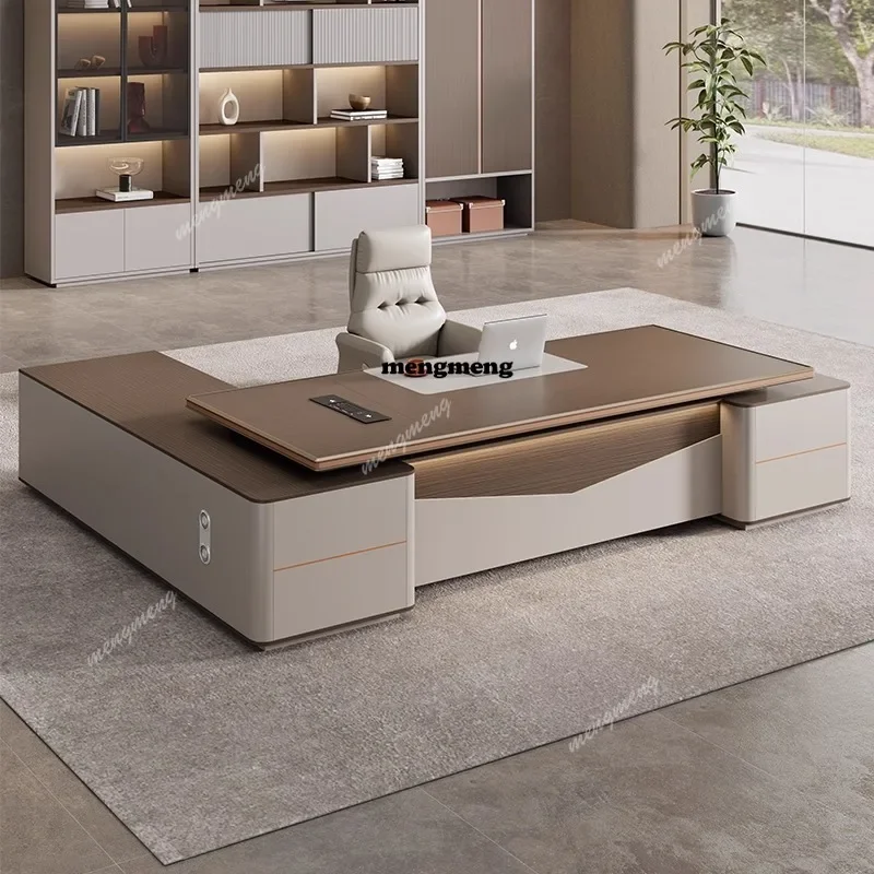 Hot sales Light luxury boss desk new modern manager desk leadership office desk