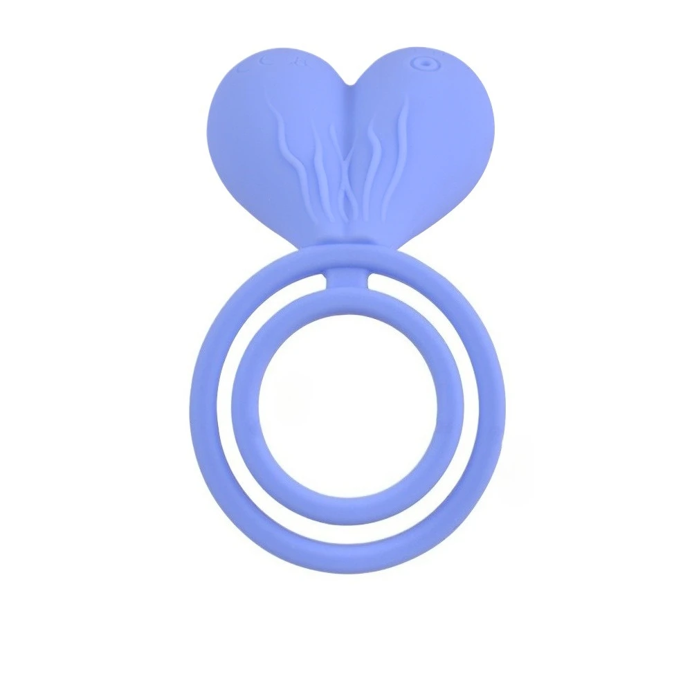 Electric Silicone Semen Lock Ring, Male Anti-Ejaculation Penis Restraint Training Ring, Adult Intimate Pleasure Toy