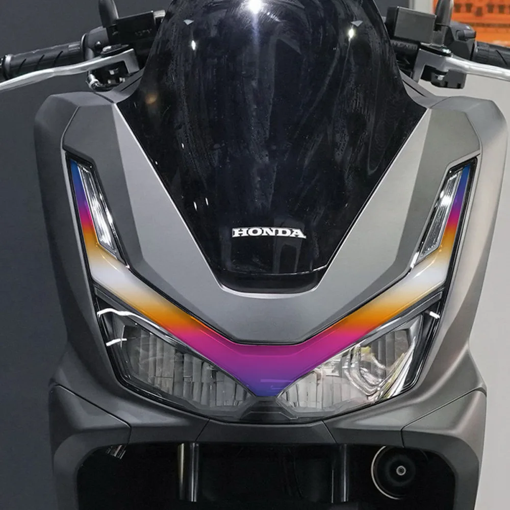 Front Headlight Protection Film For Honda PCX160 2025 Motorcycle Accessories Headlamp Decorative Sticker Anti Scratch Guard